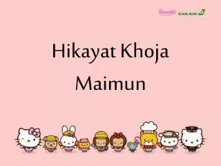 hikayat khoja maimun