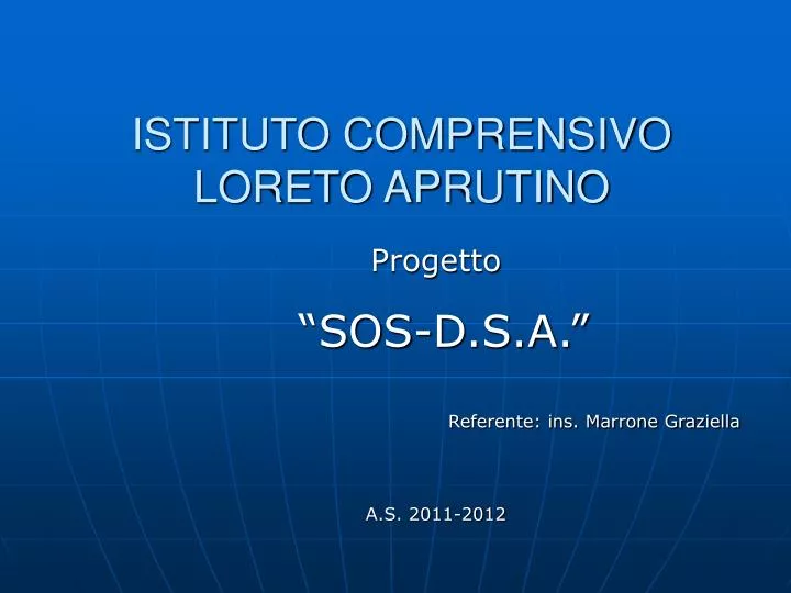 istituto comprensivo loreto aprutino