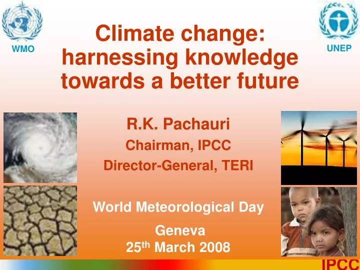 climate change harnessing knowledge towards a better future