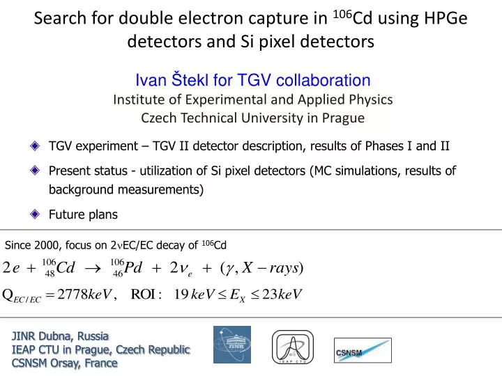 search for double electron capture in 106 cd using hpge detectors and si pixel detectors