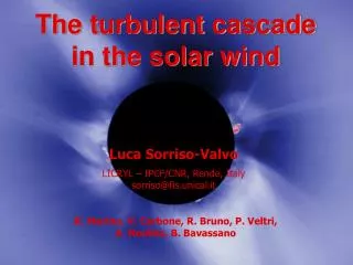 The turbulent cascade in the solar wind