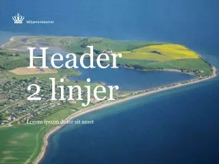 header 2 linjer