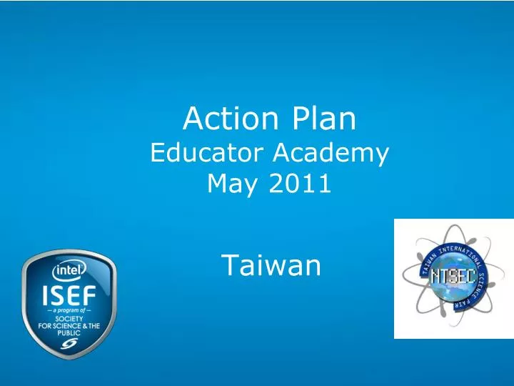 action plan educator academy may 2011