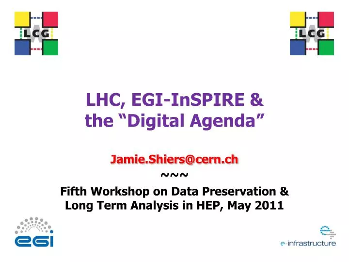 lhc egi inspire the digital agenda