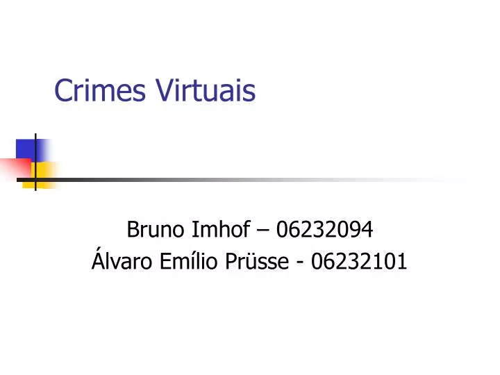 crimes virtuais