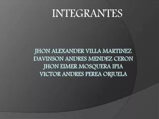 integrantes