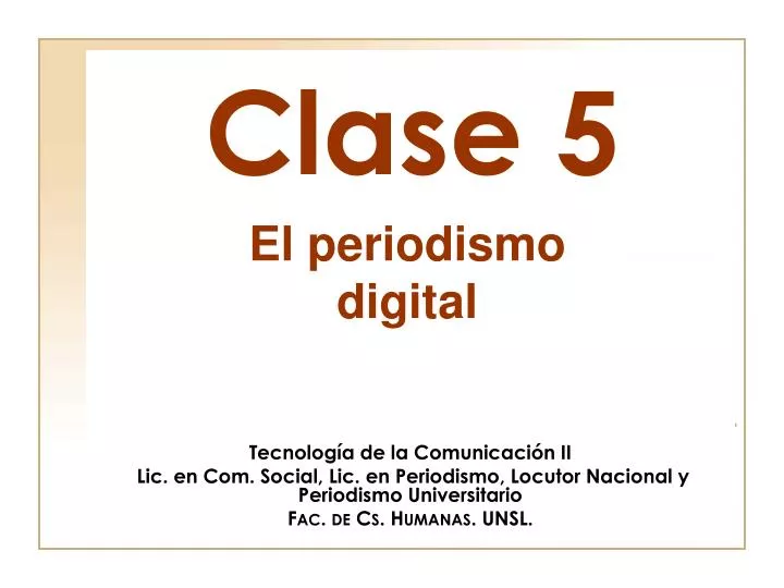 clase 5