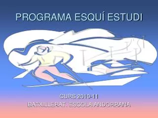 programa esqu estudi