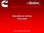 QuickServe Online Overview - slide 1