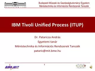 ibm tivoli unified process itup