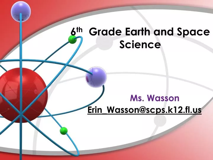 6 th grade earth and space science