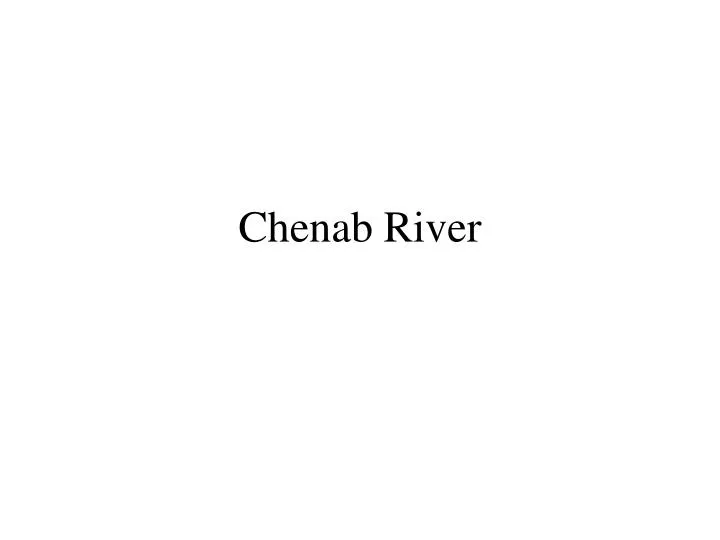 chenab river