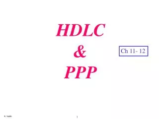 HDLC &amp; PPP