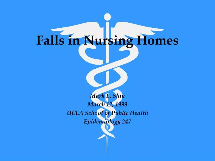 falls in nursing homes