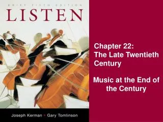 Chapter 22: The Late Twentieth Century