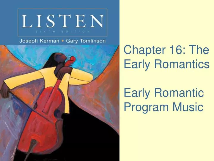 chapter 16 the early romantics early romantic program music