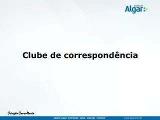 clube de correspond ncia