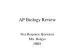 Strategies for Success in AP Biology Free Response Questions - slide 1