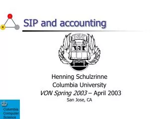 SIP and accounting