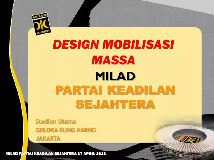 milad partai keadilan sejahtera