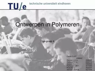 ontwerpen in polymeren