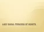 Lady Diana- Princess of hearts