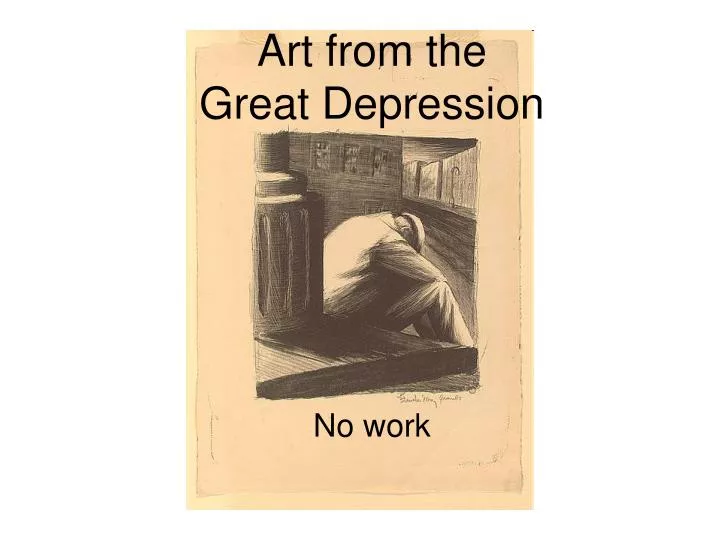 art from the great depression