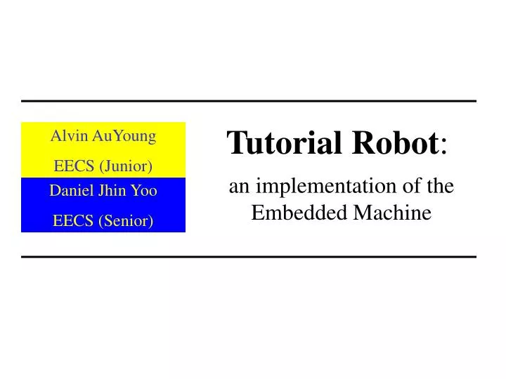 tutorial robot