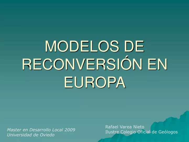 modelos de reconversi n en europa