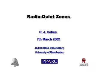 Radio-Quiet Zones