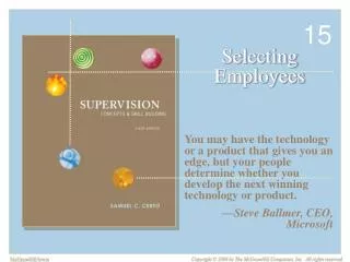 Selecting Employees