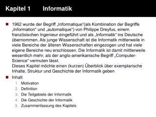 kapitel 1 informatik