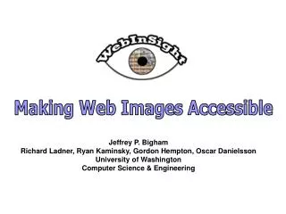 Making Web Images Accessible