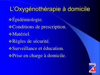 l oxyg noth rapie domicile