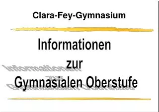 clara fey gymnasium