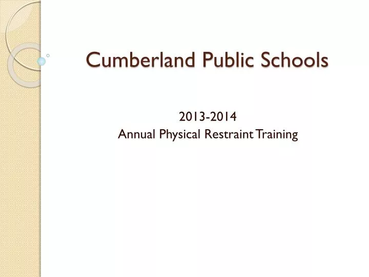 cumberland public schools