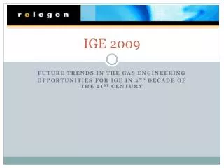 IGE 2009