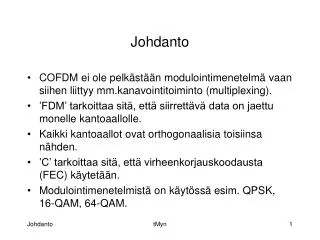 johdanto