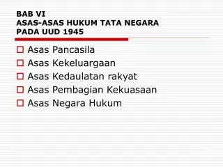 PPT - LEMBAGA NEGARA MENURUT UUD NRI TAHUN 1945 PowerPoint Presentation ...