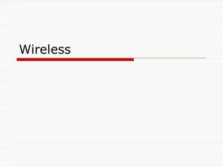 wireless