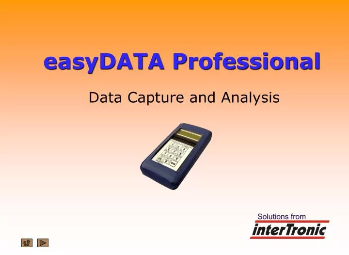 easydata professional data capture and analysis