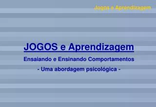 jogos e aprendizagem