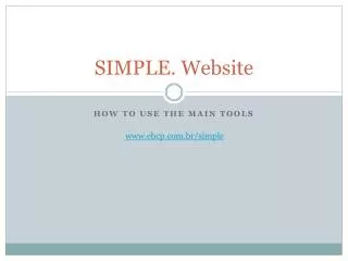 SIMPLE. Website