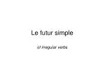 Le futur simple - slide 1