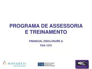 programa de assessoria e treinamento