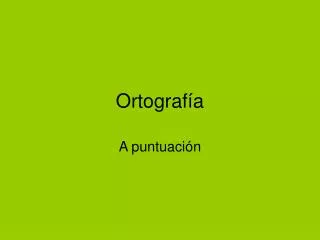 ortograf a