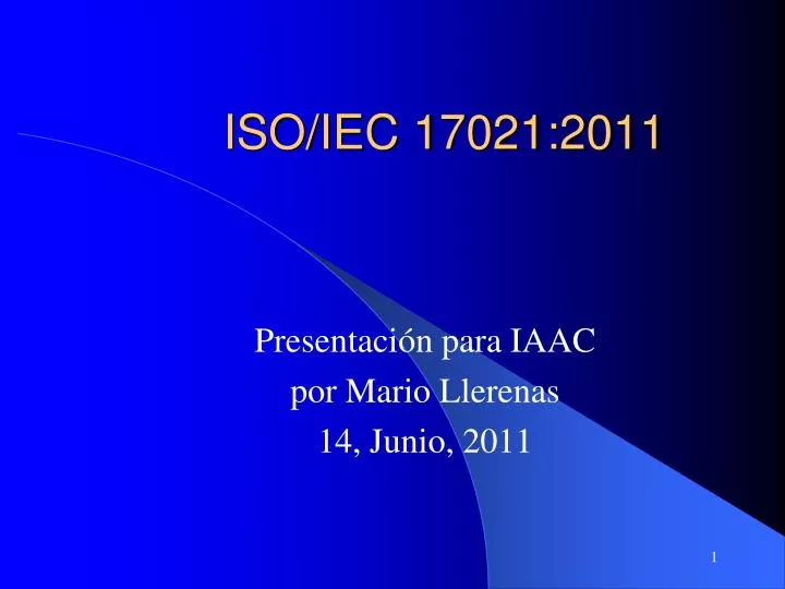 iso iec 17021 2011