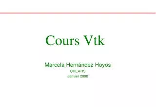 cours vtk