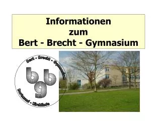 informationen zum bert brecht gymnasium