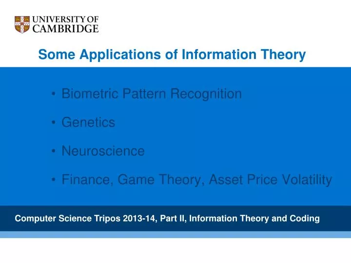 biometric pattern recognition genetics neuroscience finance game theory asset price volatility